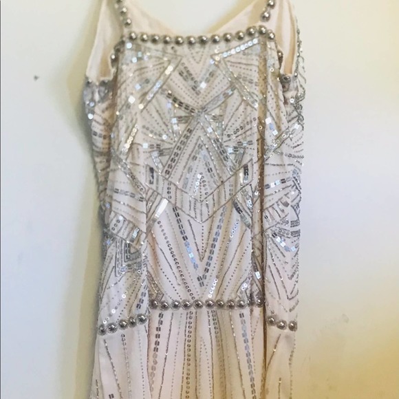 Parker Embellished Sequin Beaded Mini Dress XS - Picture 4 of 16